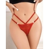 Kırmızı 2 İpli Fantezi String Tanga