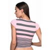 Pembe Gri Mı Emay 5026 Soft Seamless T Shirt