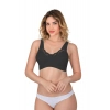 Siyah Mı Emay 181 B Dantelli Toparlayıcı Cotton Sütyen