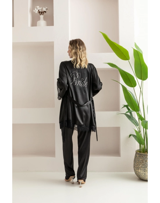 10 Parça Gelin Seti Siyah (brf312245)