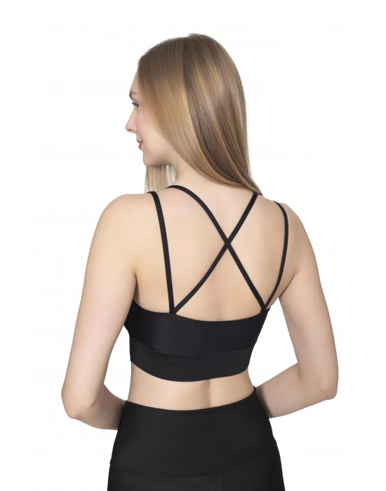 1051 Pinkhan Çift Askılı Arka Çapraz Büstiyer Kadı