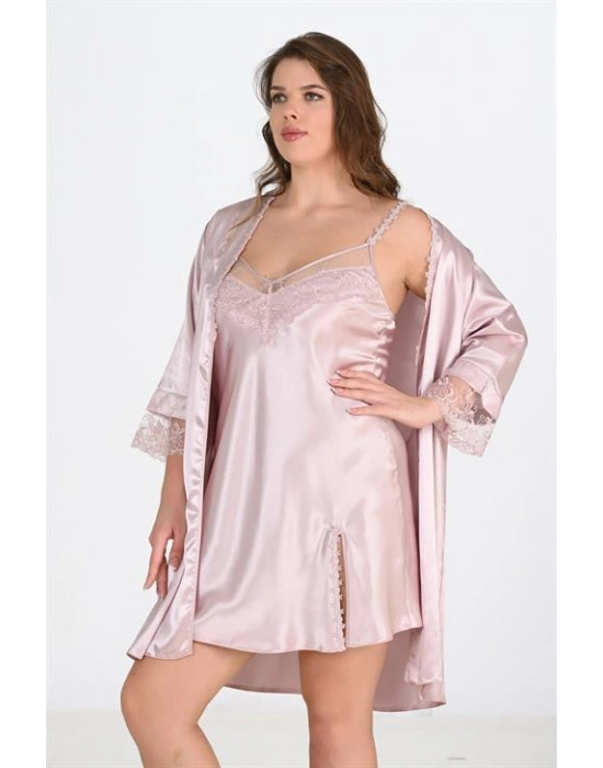 2li Pudra Sabahlık Takımı Bigsize 6214