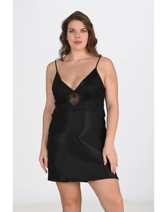 2li Siyah Sabahlık Takımı Bigsize 6213