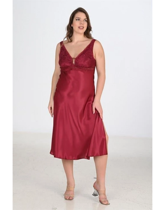 2li Bordo Sabahlık Takımı Bigsize 6229