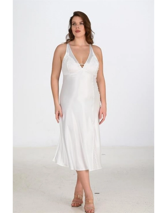 2li Ekru Sabahlık Takımı Bigsize 6224
