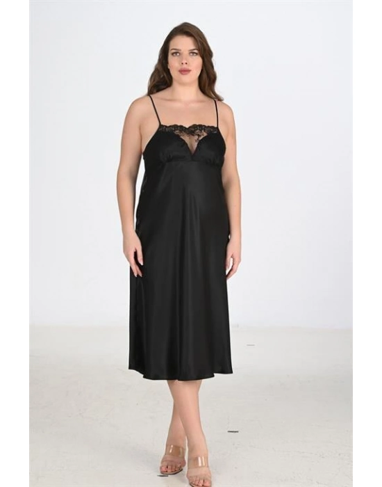 2li Siyah Sabahlık Takımı Bigsize 6221