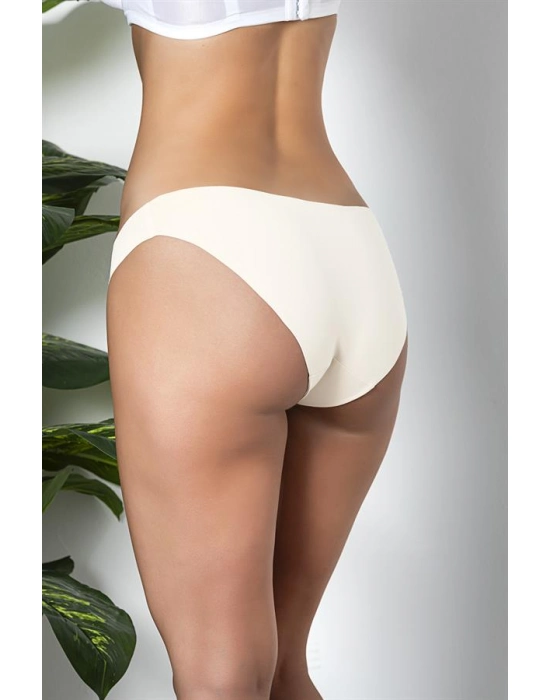 3lü Dikişsiz, İz Yapmaz, Lazer Kesim, Slip Külot Ekru (brf21261)