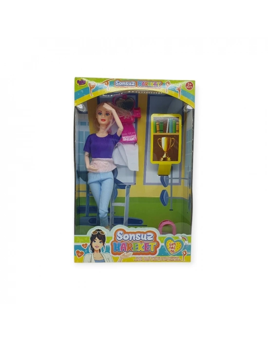 Anlily Sporcu Sonsuz Hareket Bebek - 02414 - Mor (bamido)