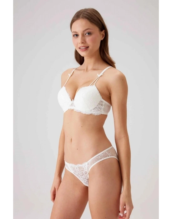 Balenli Desteksiz Sütyen Takımı Kadın 4030