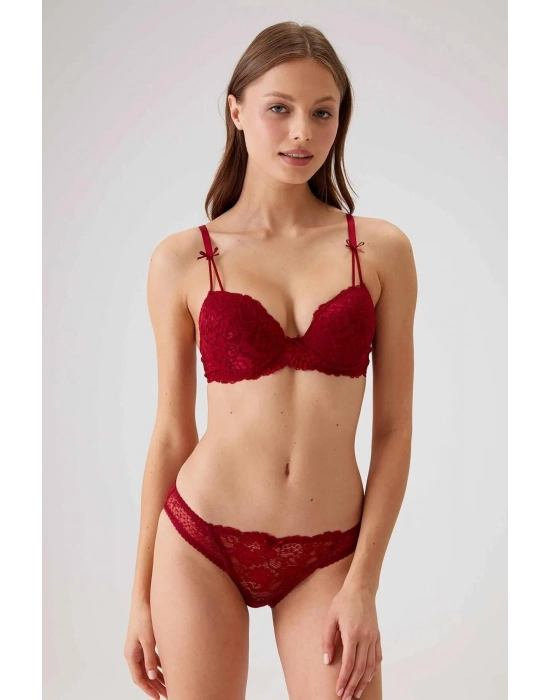 Balenli Desteksiz Sütyen Takımı Kadın 4030