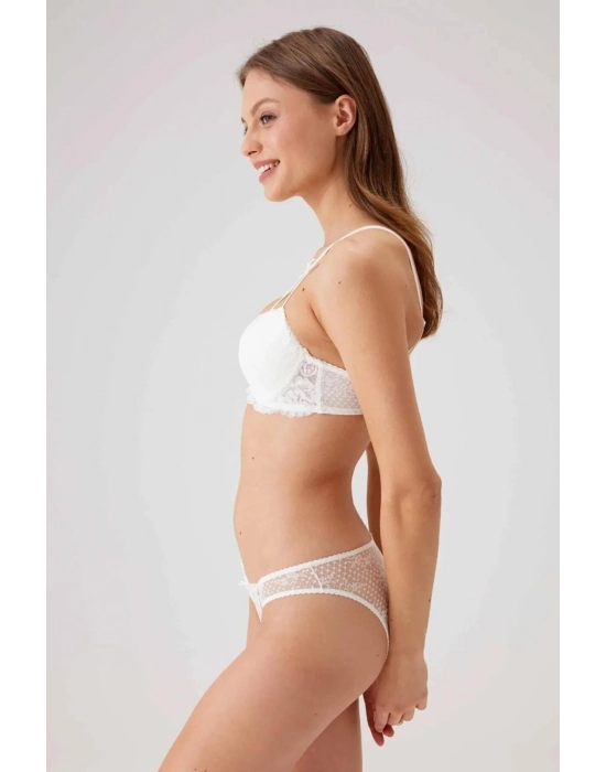 Balenli Desteksiz Sütyen Takımı Kadın 4030