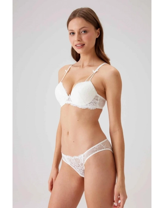 Balenli Desteksiz Sütyen Takımı Kadın 4030