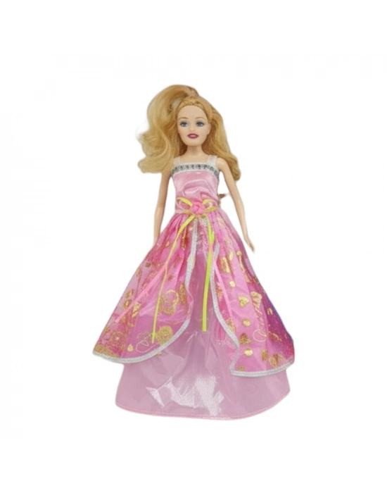 Bebek Yedek Elbiseli Ve Aksesuarlı - 1115-21 - Açık Pembe (bamido)