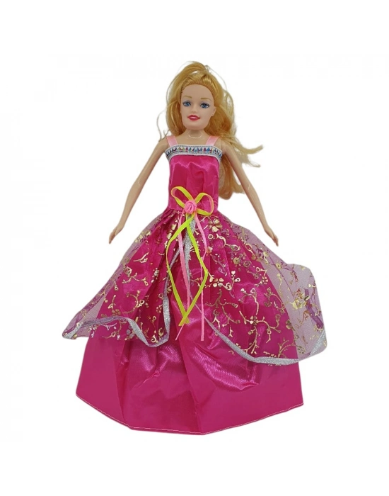 Bebek Yedek Elbiseli Ve Aksesuarlı - 1115-21 - Pembe (bamido)