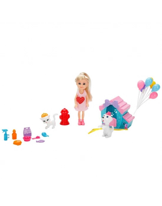 Belissa Köpek Oyun Seti - Köpek Evi Ve Figürler - 53802 (bamido)