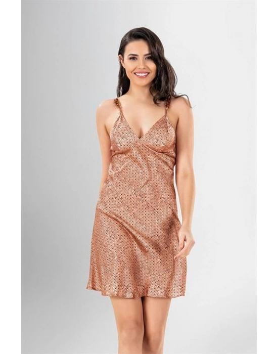 Beruflic 2 Li Kısa Sabahlık Takımı Desenli