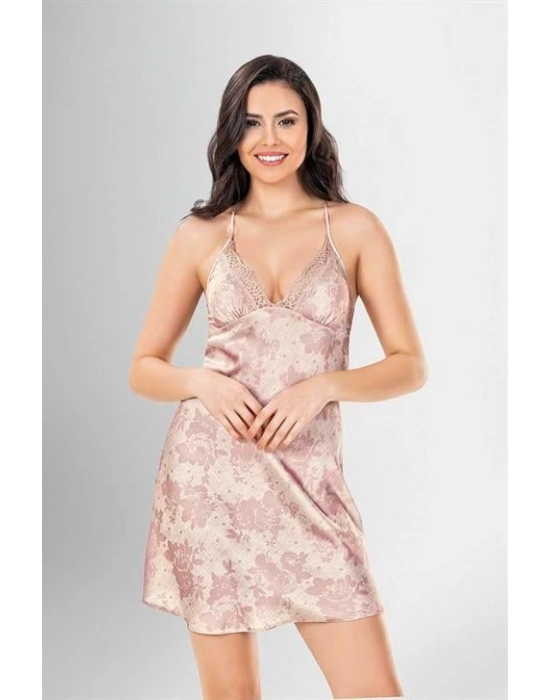 Beruflic 2 Li Kısa Sabahlık Takımı Desenli