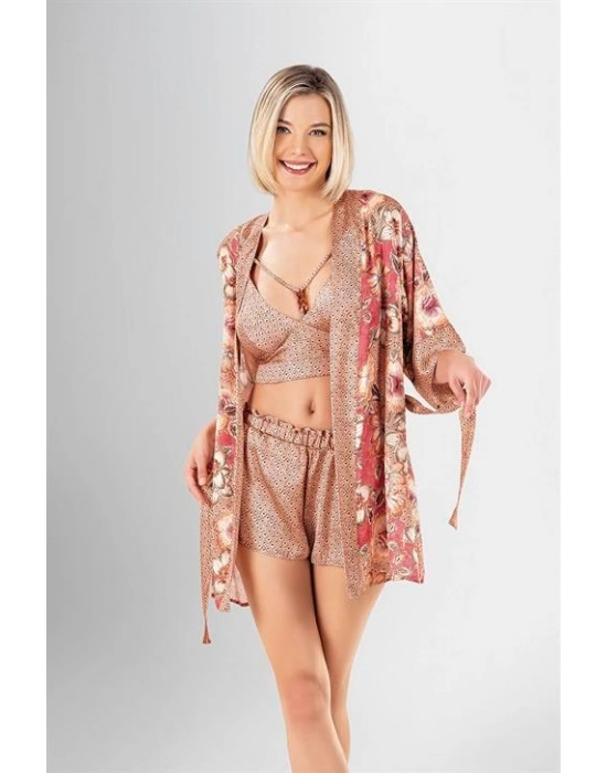 Beruflic 3lü Şort Takımı Desenli