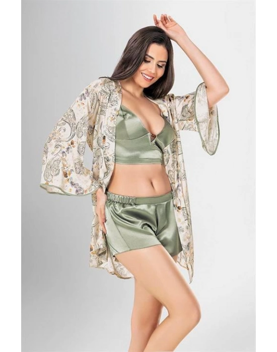 Beruflic 3lü Şort Takımı Desenli