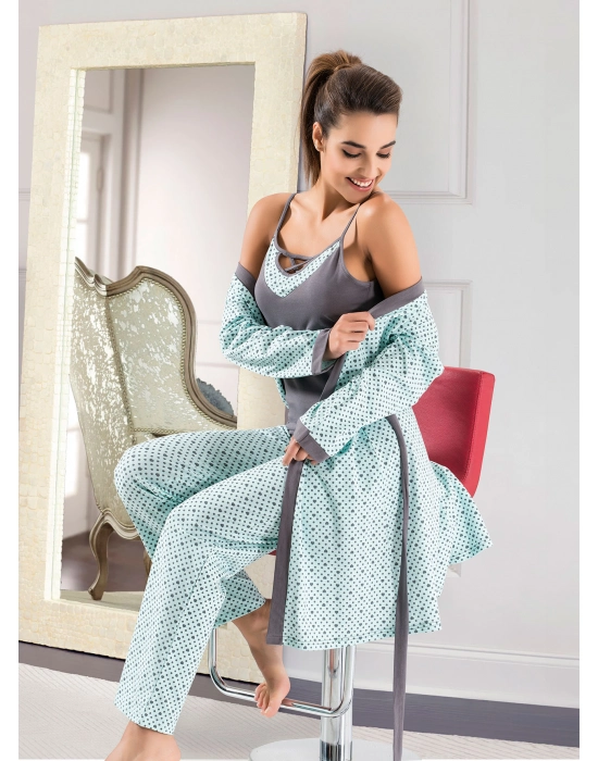 Beruflic 3lü Gecelik Sabahlık Takım 1041