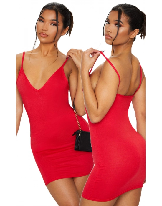 Beruflic Askılı Mini Elbise