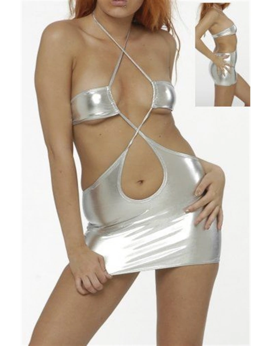 Beruflic B060948 Lame Mini Elbise