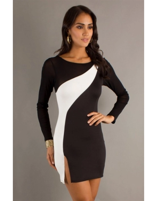 Beruflic B100886 Yırbrfaçlı Kontra Elbise