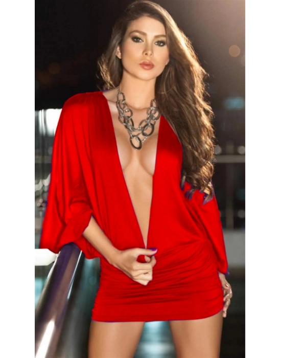 Beruflic B100915 Derin Göğüs Dekolteli Elbise