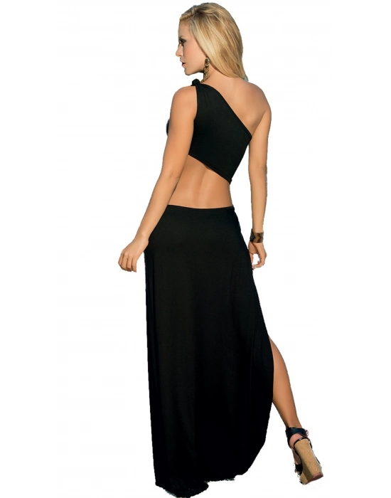 Beruflic B100916 Derin Yırbrfaçlı Uzun Elbise