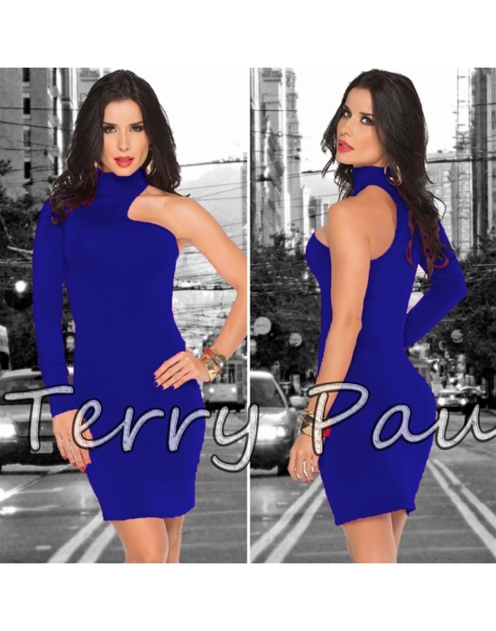 Beruflic B101061 Asimetrik Mini Elbise