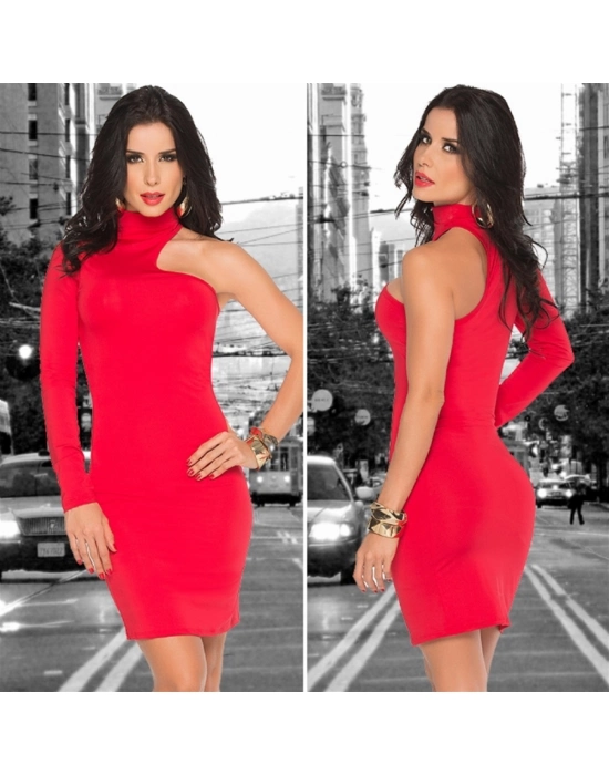 Beruflic B101061 Asimetrik Mini Elbise