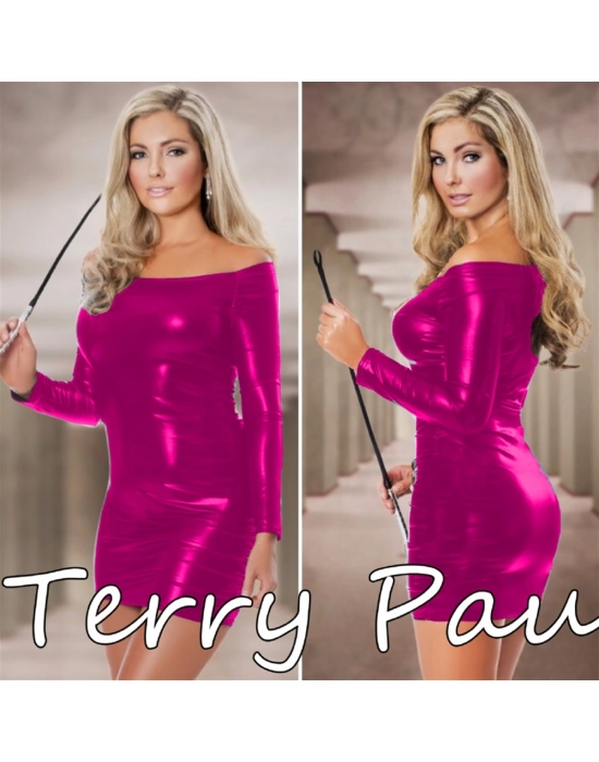 Beruflic B101167 Uzun Kollu Parlak Elbise