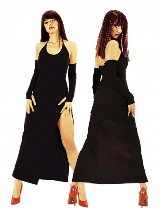 Beruflic B101199 Derin Yırbrfaçlı Eldivenli Elbise