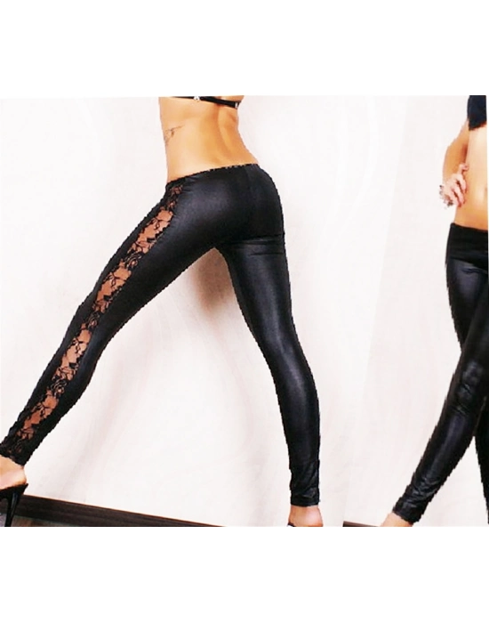 Beruflic B101228 Dantel Detaylı Lame Tayt