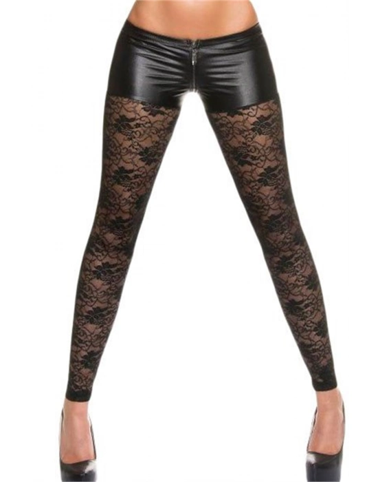 Beruflic B101428 Dantel Detaylı Şort Tayt