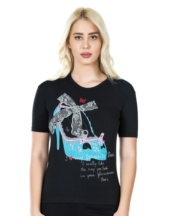 Beruflic Baskılı Kadın Tişört 275