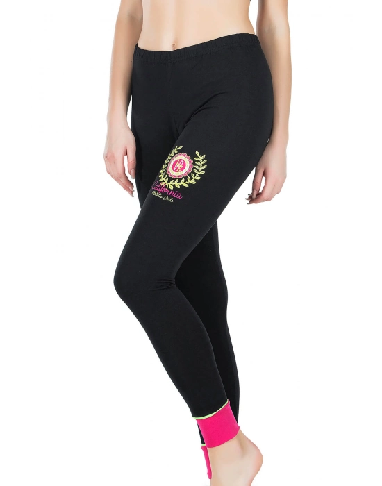 Beruflic Baskılı Yüksek Bel Kadın Tayt 0538