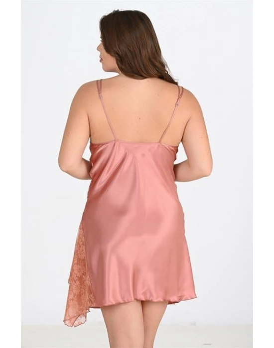 Beruflic Büyük Beden Bakır Gecelik  2109