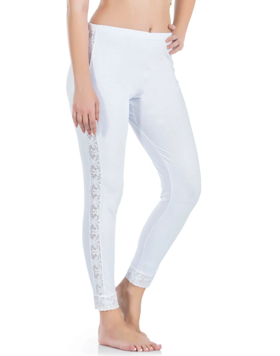 Beruflic Dantel Şeritli Uzun Kadın Tayt 416