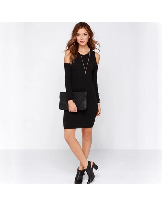 Beruflic Db101184 Omuz Açık Tarz Elbise