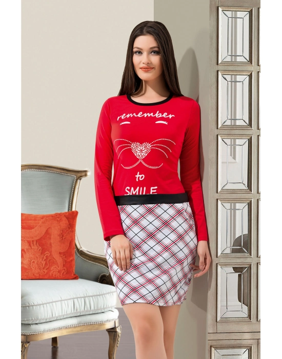 Beruflic Ekose Desenli Tunik 946