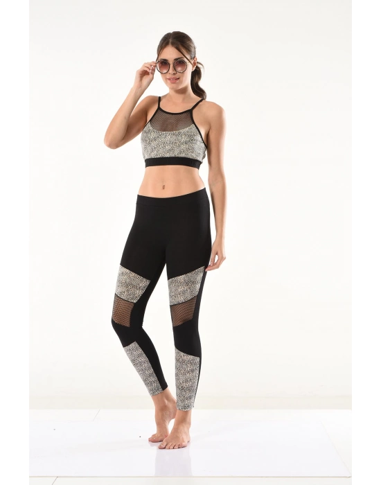 Beruflic File Detaylı Büstiyer Tayt Takım 532