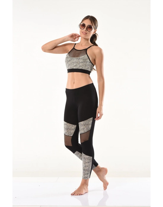 Beruflic File Detaylı Büstiyer Tayt Takım 532