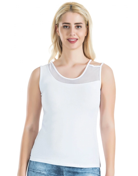 Beruflic Geniş Transparan Askılı Kadın Atlet 180