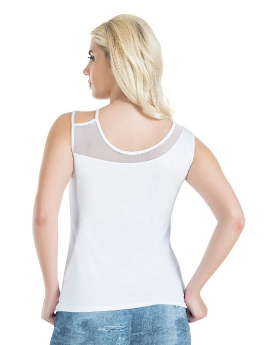 Beruflic Geniş Transparan Askılı Kadın Atlet 180