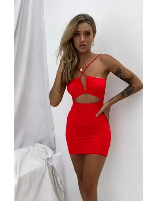 Beruflic Göbek Ve Sırt Dekolteli Fantazi Elbise