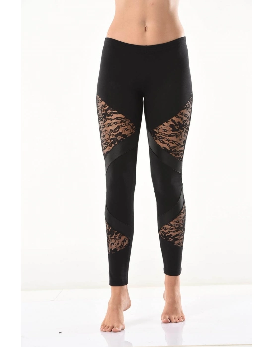 Beruflic Güpür Dantel Detaylı Kadın Tayt 0583