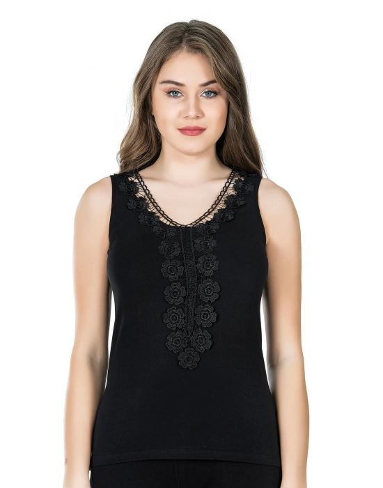 Beruflic Güpürlü Sıfır Kol Kadın Atlet 155