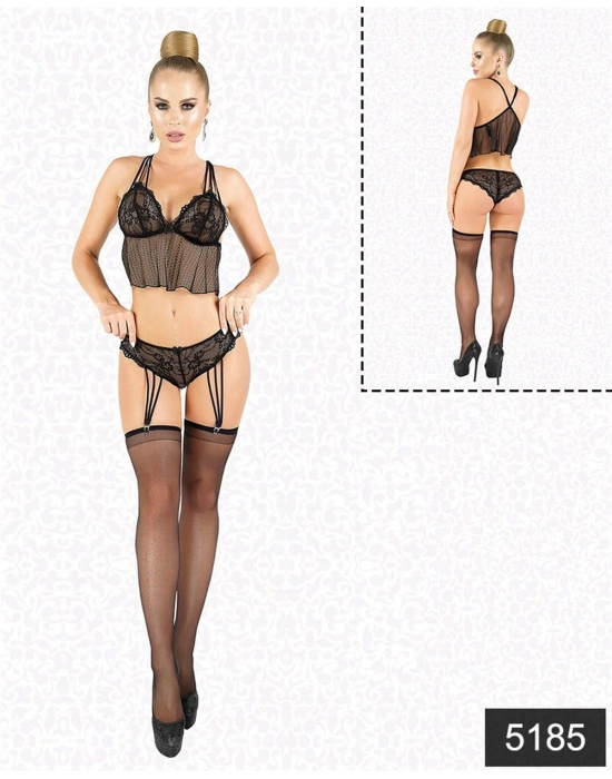 Beruflic Jartiyerli Büstiyer Set