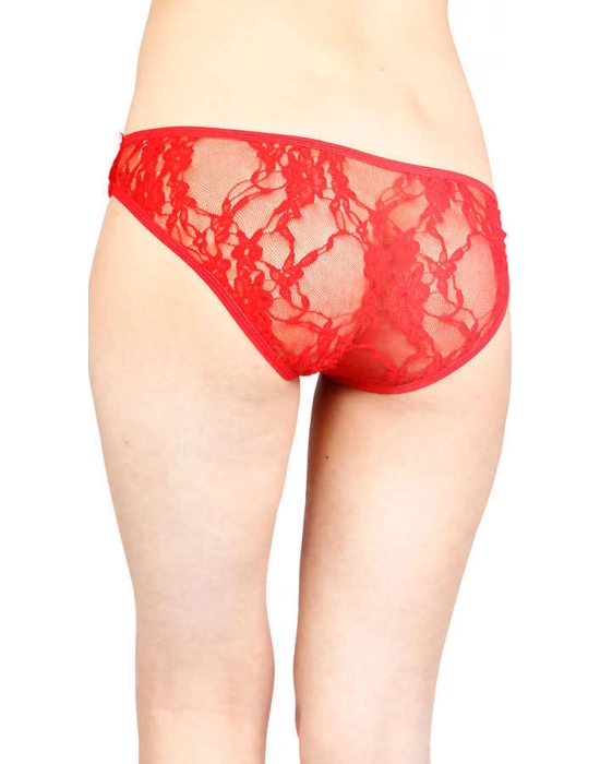 Beruflic Kırmızı Şerit Detaylı Seksi Külot Brf1139